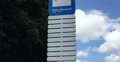 PARADERO SITP CLINICA MONSERRAT  154A01